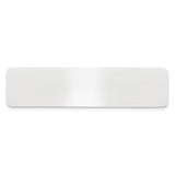 3/4 x 3 Satin Alum Plates-Set of 6