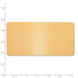 1 1/2 x 3 Copper Alum Plates-Set of 6