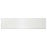 1 7/8 x 7 1/2 Polished Alum Plates-Set of 6