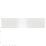 1 7/8 x 7 1/2 Satin Alum Plates-Set of 6