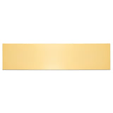 1 7/8 x 7 1/2 Brass Plates-Set of 6