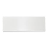 3/4 x 2 1/8 Polished Aluminum Plates-Set of 6