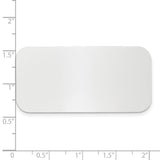 1 X 2 Polished Aluminum Plates-Set of 6