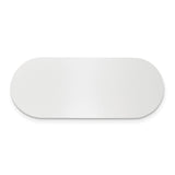 3/4 x 1 7/8 Polished Aluminum Plates-Set of 6