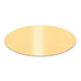 3/4 x 2 Satin Brass Plates-Set of 6