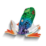Island Hopper Frog Handcrafted Glass Figurine