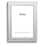 Silver-plated Lacquer-coated Plain Double Border 5x7 Photo Frame