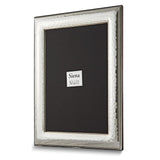 Bilaminate Sterling Silver Hammered Roped Border 7.5x9.5 Frame