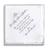 Lillian Rose TO MY NEW MOTHER with Sentiment Cotton Hankie