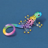 Glass Baron Island Gypsy Gecko Handcrafted Glass Figurine