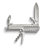 Silver-tone 5 Function Pocket Knife in Gift Tin