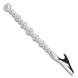 Silver-tone Alloy and Plastic Bracelet Fastening Tool