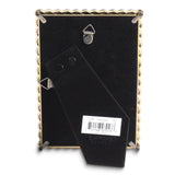 Gold-tone 4x6 Rope Metal Photo Frame