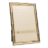 Gold-tone 4x6 Bamboo Metal Photo Frame