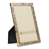 Gold-tone 4x6 Linen Texture Photo Frame