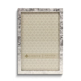 Silver-tone 4x6 Linen Texture Photo Frame