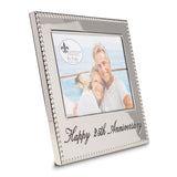 Silver-tone HAPPY 25th ANNIVERSARY 4x6 Photo Frame
