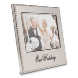 Silver-tone OUR WEDDING 4x6 Photo Frame