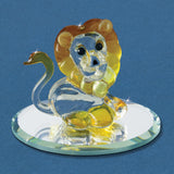 Leo The Lion Handcrafted Glass Figurine