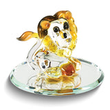 Leo The Lion Handcrafted Glass Figurine