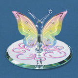 Butterfly Rainbow Flutter Handcrafted Glass Figurine