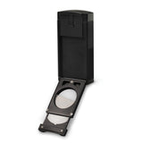 Lotus Duke Anodized Black Matte Triple Pinpoint Flame Lighter with Fold-out 60 Ring Gauge Cigar Cutter