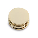 Gold Plated Paperweight with Fold-Out 3x Magnifier and Compass