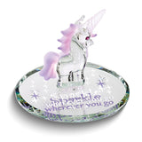 SPARKLE WHEREVER YOU GO Unicorn Handcrafted Glass Figurine