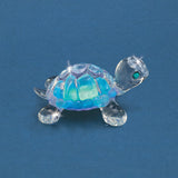 Blue Turtle Handcrafted Glass Figurine