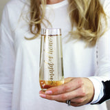 Lillian Rose Gold-tone MAID OF HONOR Stemless Champagne Glass