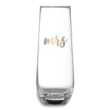 Lillian Rose Gold-tone MRS. Stemless Champagne Glass