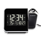 Digital Adjustable Projection Alarm Clock with Calendar, Indoor Temperature, and Humidity