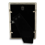 Silver-tone Beaded Edge Metal 4x6 Frame