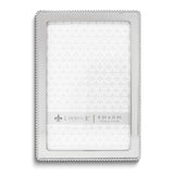 Silver-tone Beaded Edge Metal 4x6 Frame