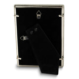 Silver-tone Beaded Edge Metal 5x7 Frame