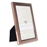 4x6 Fawn Pin Dot Pattern Copper-tone Metal Frame