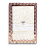 4x6 Fawn Pin Dot Pattern Copper-tone Metal Frame