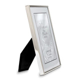 5x7 Polished Simply Silver-tone Metal Frame