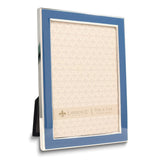 Silver-tone 5x7 Navy Enamel Frame