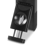 Lotus Duke-V Triple Flame Black Matte Lighter with Fold-out 60 Ring Gauge V Cigar Cutter