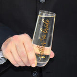 Lillian Rose FATHER OF THE BRIDE Stemless Wedding Toasting Glass