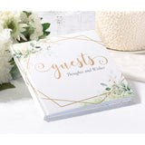 Lillian Rose Botanical GUESTS THOUGHTS AND WISHES 34-Page Blank Guest Book
