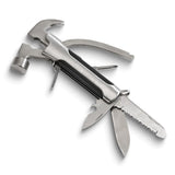 Stainless Steel Hammer/Pliers/Screwdriver/Saw/Knife/Bottle Opener Multi-Purpose Tool in Storage Pouch