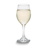 Set of 12 Glass White Wine Goblets