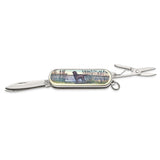 Barlow Designs Color Labrador Dog In Reeds Multifunction Pocket Knife