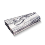 Handcrafted Carrera Grey Marble Single Cigar Ashtray