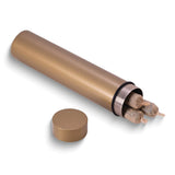 Gold-tone Stainless Steel Odor-Resistant Doobie Tube Quattro