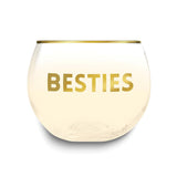 Gold-tone BESTIES Roly Poly Glass