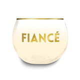 Gold-tone FIANCE Roly Poly Glass