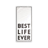 BEST LIFE EVER Quick Dry Oversized Beach Towel
